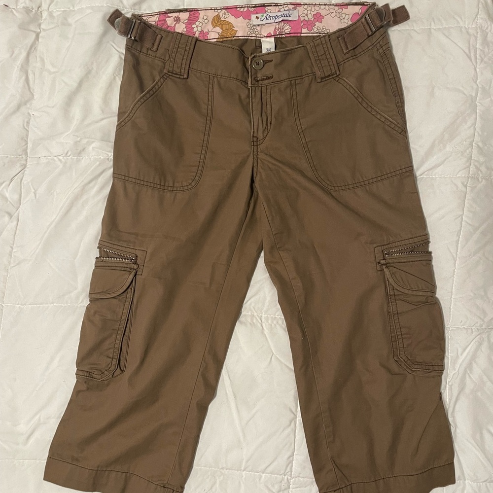 Aeropostale Brown Cargo Shorts